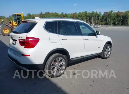 BMW X3 2016 vin 5UXWX9C51G0D91222 from auto auction Iaai