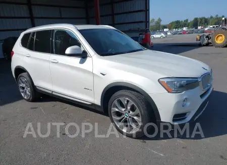 BMW X3 2016 2016 vin 5UXWX9C51G0D91222 from auto auction Iaai