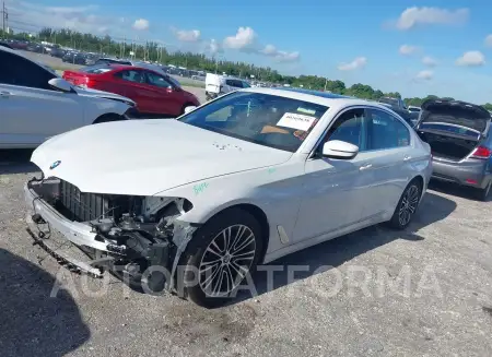 BMW 540I 2019 vin WBAJE5C5XKBM76948 from auto auction Iaai