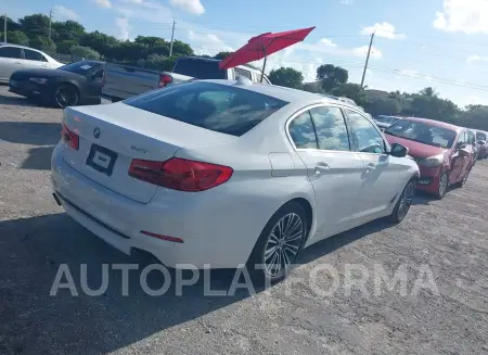 BMW 540I 2019 vin WBAJE5C5XKBM76948 from auto auction Iaai