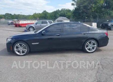 BMW 750LI 2015 vin WBAYF8C57FD654919 from auto auction Iaai