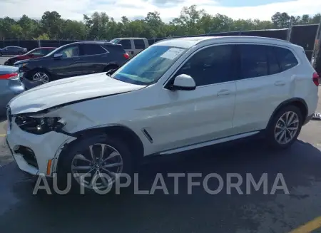 BMW X3 2019 vin 5UXTR7C52KLE97915 from auto auction Iaai