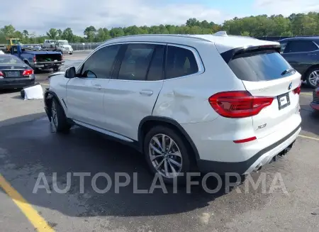 BMW X3 2019 vin 5UXTR7C52KLE97915 from auto auction Iaai