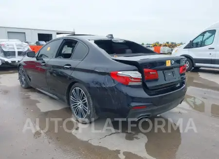 BMW 540I 2018 vin WBAJE5C52JWA95315 from auto auction Iaai