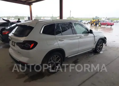 BMW X3 2024 vin 5UX43DP07R9U65436 from auto auction Iaai