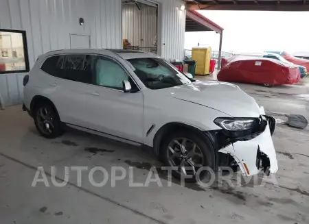 BMW X3 2024 vin 5UX43DP07R9U65436 from auto auction Iaai