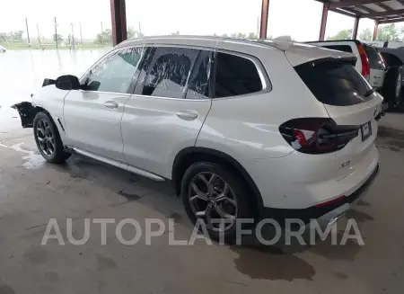 BMW X3 2024 vin 5UX43DP07R9U65436 from auto auction Iaai