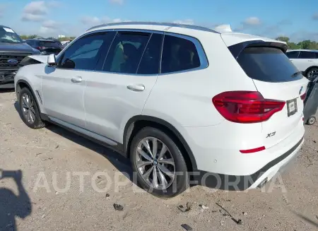 BMW X3 2019 vin 5UXTR9C55KLD96833 from auto auction Iaai