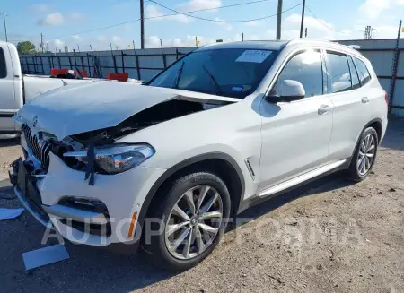 BMW X3 2019 vin 5UXTR9C55KLD96833 from auto auction Iaai