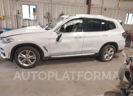 BMW X3 2021 vin 5UXTY5C00M9H34462 from auto auction Iaai