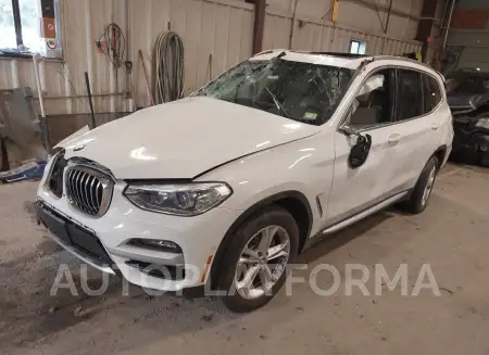 BMW X3 2021 vin 5UXTY5C00M9H34462 from auto auction Iaai