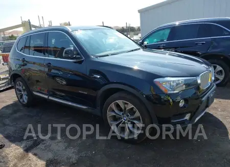 BMW X3 2017 vin 5UXWZ7C34H0X39414 from auto auction Iaai