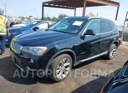 BMW X3 2017 vin 5UXWZ7C34H0X39414 from auto auction Iaai