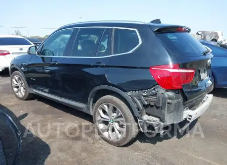 BMW X3 2017 vin 5UXWZ7C34H0X39414 from auto auction Iaai