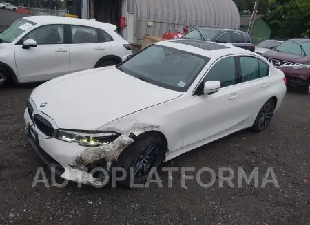 BMW 330I 2019 vin WBA5R7C57KFH26319 from auto auction Iaai