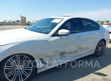 BMW 540I 2019 vin WBAJE5C56KWA98686 from auto auction Iaai