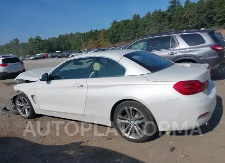 BMW 430I 2018 vin WBA4Z3C52JEC57651 from auto auction Iaai