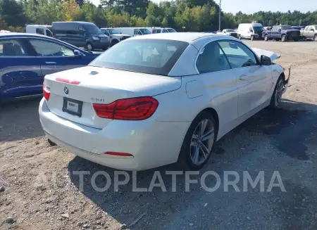 BMW 430I 2018 vin WBA4Z3C52JEC57651 from auto auction Iaai