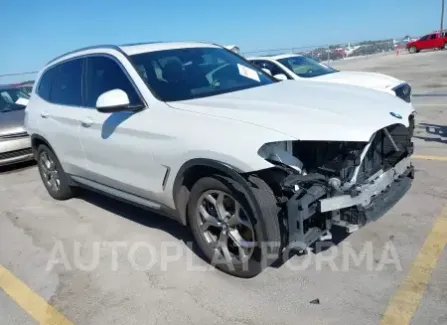 BMW X3 2022 2022 vin 5UX43DP03N9K72159 from auto auction Iaai