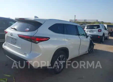 TOYOTA HIGHLANDER 2021 vin 5TDGZRAH1MS525603 from auto auction Iaai