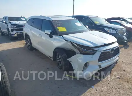 TOYOTA HIGHLANDER 2021 vin 5TDGZRAH1MS525603 from auto auction Iaai