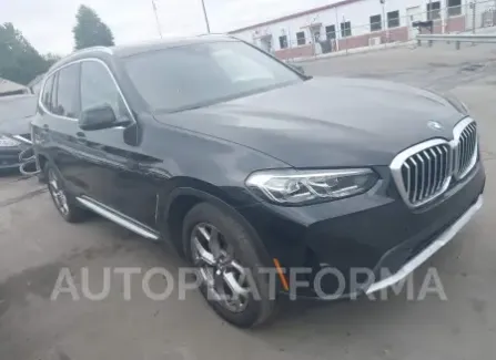 BMW X3 2022 2022 vin 5UX43DP04N9L75090 from auto auction Iaai