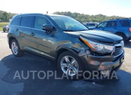 Toyota Highlander Hybrid 2015 2015 vin 5TDDCRFH3FS008500 from auto auction Iaai