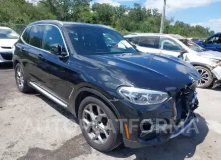 BMW X3 2021 2021 vin 5UXTY3C09M9E93554 from auto auction Iaai