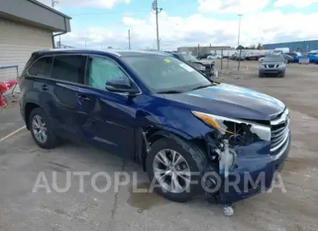 Toyota Highlander 2015 2015 vin 5TDJKRFH3FS127864 from auto auction Iaai