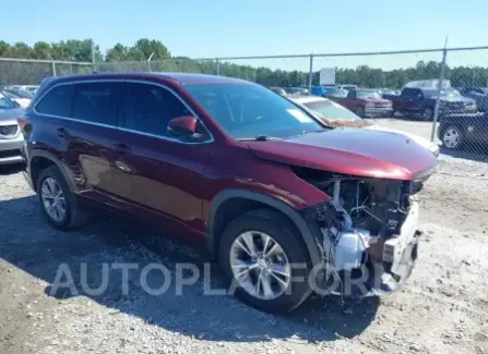 Toyota Highlander 2015 2015 vin 5TDZKRFH1FS094009 from auto auction Iaai