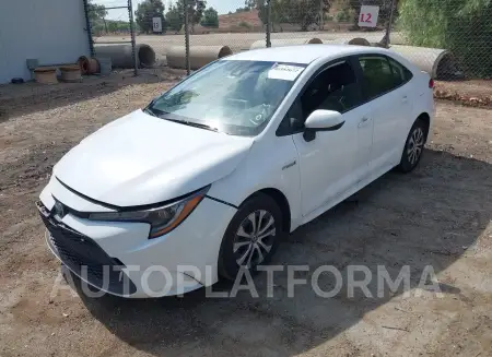 TOYOTA COROLLA 2021 vin JTDEAMDE9MJ032400 from auto auction Iaai