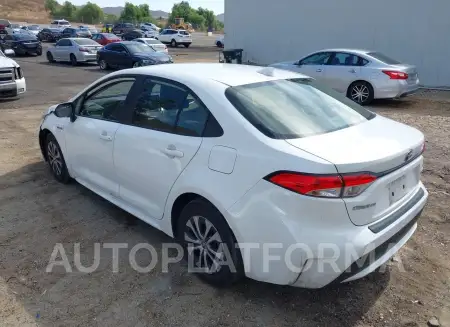 TOYOTA COROLLA 2021 vin JTDEAMDE9MJ032400 from auto auction Iaai