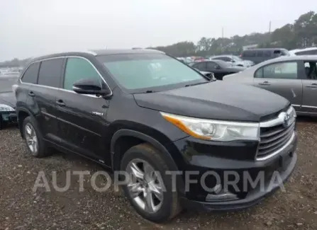 Toyota Highlander Hybrid 2016 2016 vin 5TDDCRFH3GS016484 from auto auction Iaai