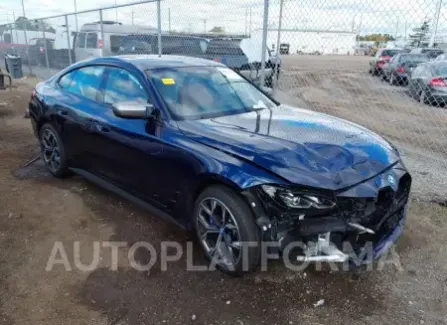 BMW I4 2024 2024 vin WBY33AW02RFR93477 from auto auction Iaai