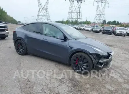 Tesla Model Y 2023 2023 vin 7SAYGDEF1PF712874 from auto auction Iaai