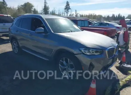 BMW X3 2023 2023 vin 5UX53DP00P9T29778 from auto auction Iaai