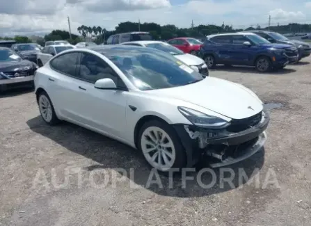 Tesla Model 3 2022 2022 vin 5YJ3E1EA1NF312276 from auto auction Iaai