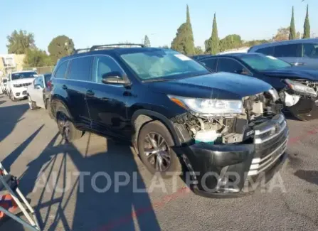 Toyota Highlander 2018 2018 vin 5TDZARFH9JS038525 from auto auction Iaai