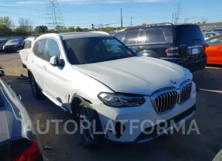 BMW X3 2022 2022 vin 5UX53DP04N9N40222 from auto auction Iaai