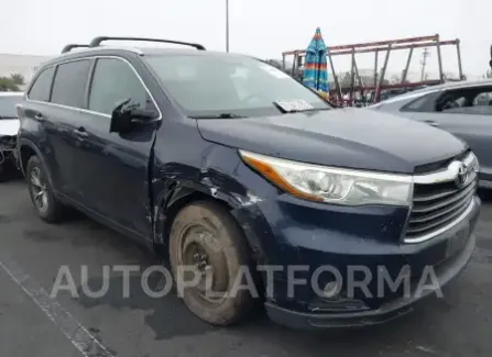 Toyota Highlander 2015 2015 vin 5TDKKRFH1FS091452 from auto auction Iaai