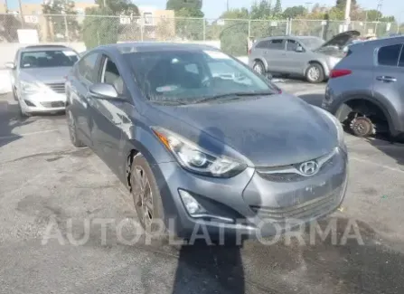 Hyundai Elantra 2016 2016 vin KMHDH4AE6GU594958 from auto auction Iaai