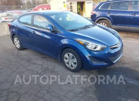 Hyundai Elantra 2016 2016 vin 5NPDH4AE0GH717569 from auto auction Iaai