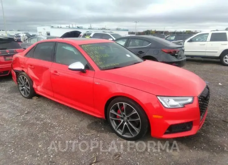 AUDI S4 PRESTIGE 2018 vin WAUC4AF47JA169328 from auto auction Caiaai