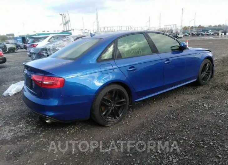 AUDI S4 PREMIUM 2015 vin WAUFGCFL1FA116638 from auto auction Caiaai