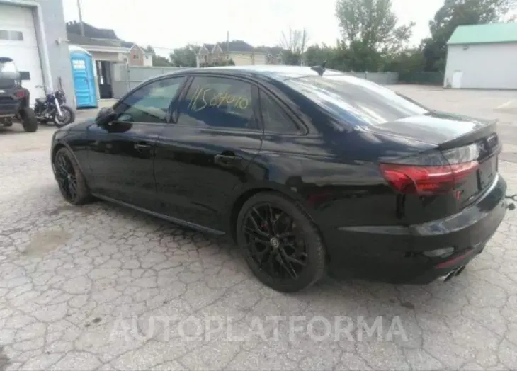 AUDI S4 PRESTIGE 2021 vin WAUC4AF41MA043504 from auto auction Caiaai