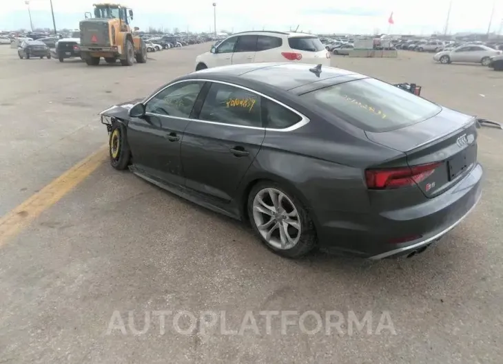 AUDI S5 3.0T QUATTRO 2018 vin WAUC4DF51JA053536 from auto auction Caiaai