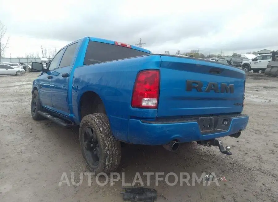 DODGE RAM 1500 2022 vin 3C6RR7KT3NG205917 from auto auction Caiaai