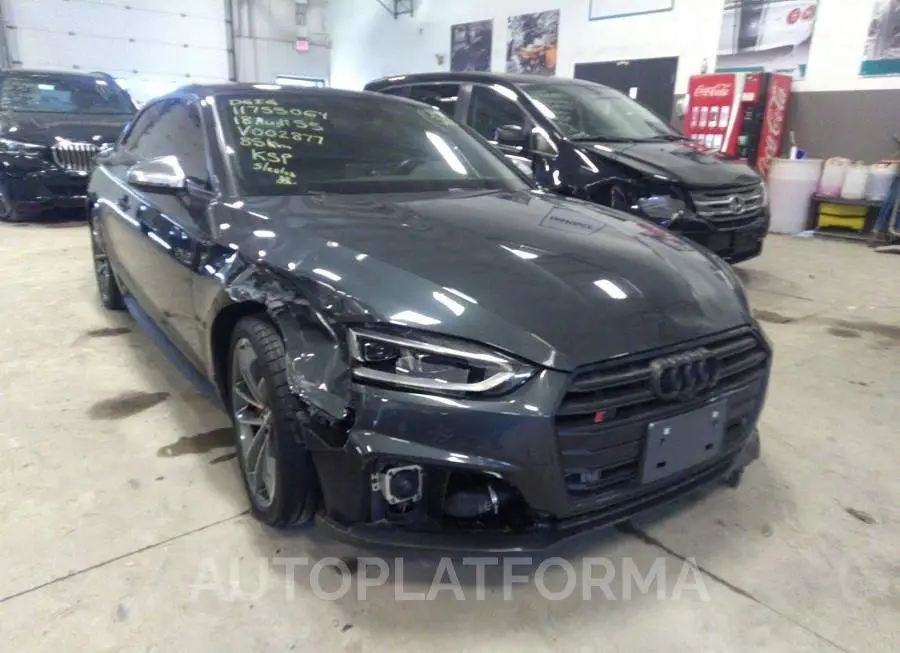 AUDI S5 PRESTIGE 2018 vin WAUR4AF52JA002877 from auto auction Caiaai