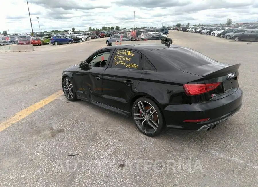 AUDI S3 PRESTIGE 2016 vin WAUF1GFF2G1075716 from auto auction Caiaai