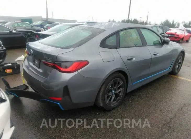 BMW I4 EDRIVE35 2023 vin WBY43AW05PFP56922 from auto auction Caiaai